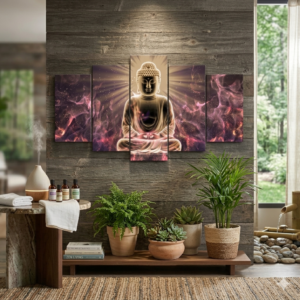 Meditációs Vászonkép – Keret nélkül