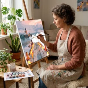 Bledi Tó Számozott Kifestő