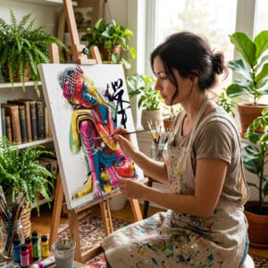 Álmodozó Buddha Számozott Kifestő