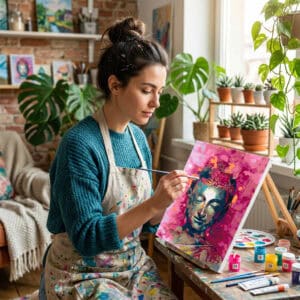 Buddha Számozott Kifestő